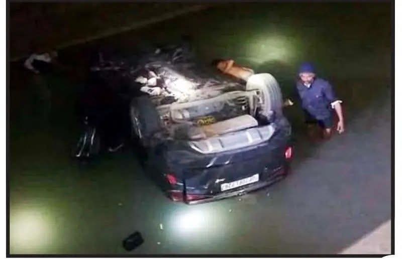 तेज रफ्तार कार गंगनहर में गिरी, मेरठ के दो युवकों की दर्दनाक मौत