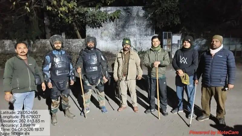 हल्द्वानी:भालू शावक के साथ पहुचां आबादी में रेस्क्यू करेगा वन विभाग वन विभाग ने बढ़ाई गस्त